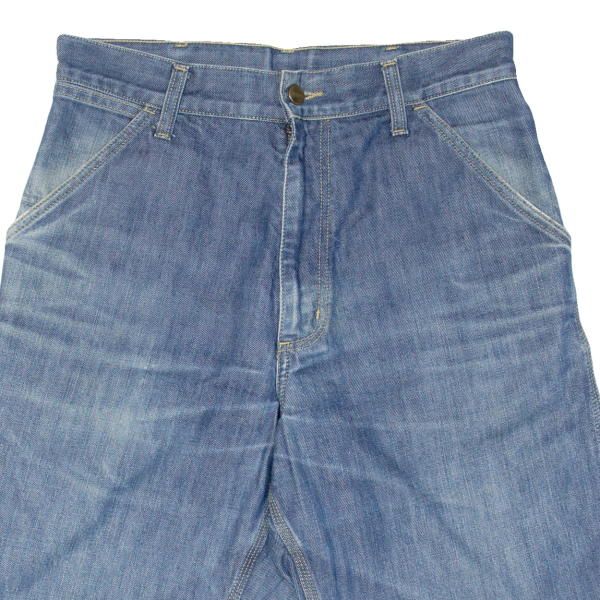 CARHARTT Cut Off Mens Denim Shorts Blue M W30 Online Sale