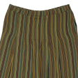 ARA Womens A-Line Skirt Brown Knee Length 90s Striped L Online now