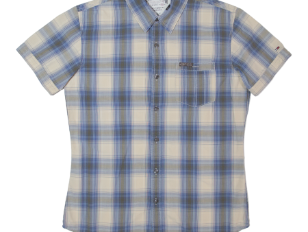 TOMMY HILFIGER Mens Shirt Blue Check S For Sale