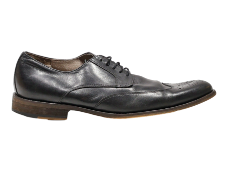 BANANA REPUBLIC Brogue Shoes Black Leather Mens UK 9.5 Sale