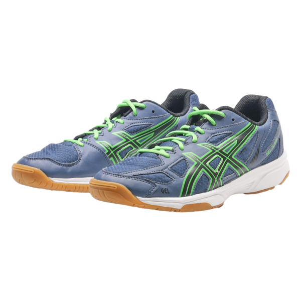 ASICS GEL-FLARE Sneaker Trainers Blue Synthetic Mens UK 6 For Cheap