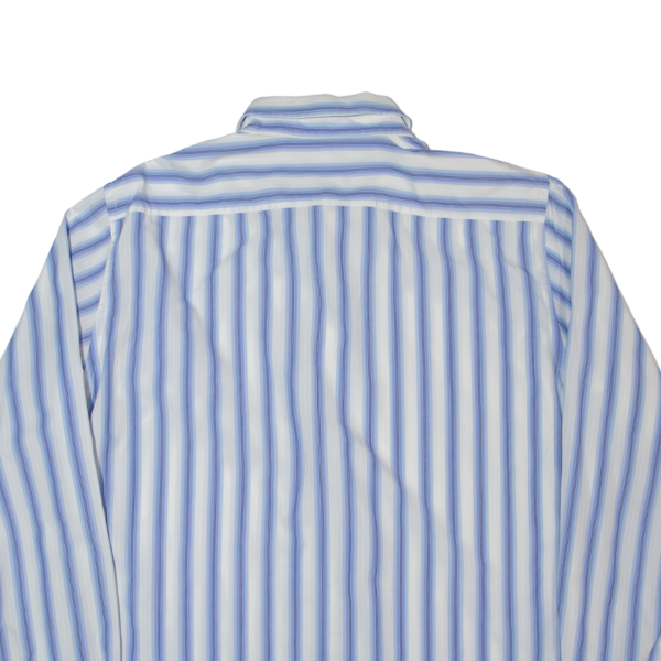 HUGO BOSS Mens Shirt Blue Striped Long Sleeve XL Supply