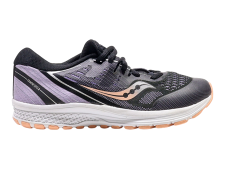 SAUCONY GUIDE ISO 2 Sneaker Trainers Black Synthetic Womens UK 4 Cheap