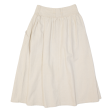 MARSHAL Womens Bandage Skirt Cream Midi Wool M For Cheap