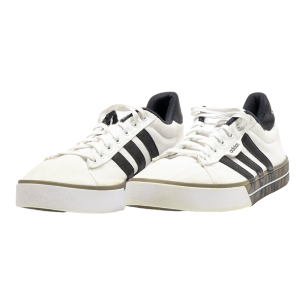 ADIDAS Sneaker Trainers White Canvas Mens UK 9.5 Supply