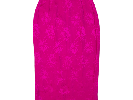 Womens Pencil Skirt Pink Midi M Online now