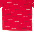 CHAMPION All Over Print Mens T-Shirt Red M on Sale