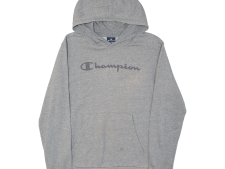 CHAMPION Boys Grey Hoodie 2XL For Sale