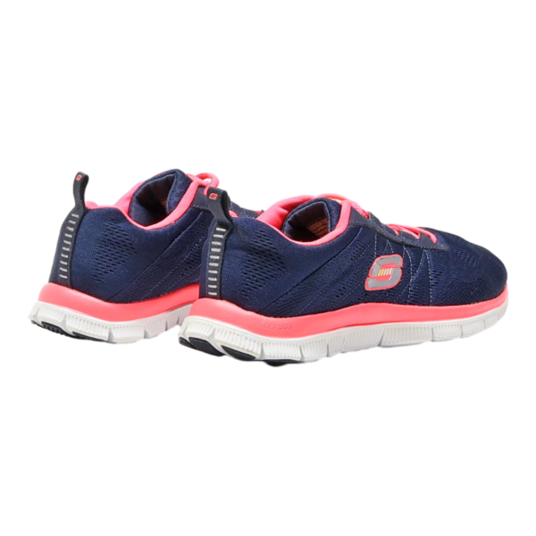 SKECHERS Sneaker Trainers Blue Synthetic Womens UK 4 Supply