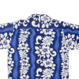 SANIT Mens Hawaiian Shirt Blue Floral M Discount