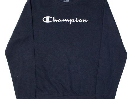 CHAMPION Boys Sweatshirt Blue 2XL Supply