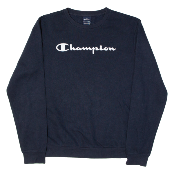 CHAMPION Boys Sweatshirt Blue 2XL Supply