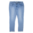 BENCH Womens Jeans Blue Slim Straight Stone Wash W34 L30 Online Hot Sale