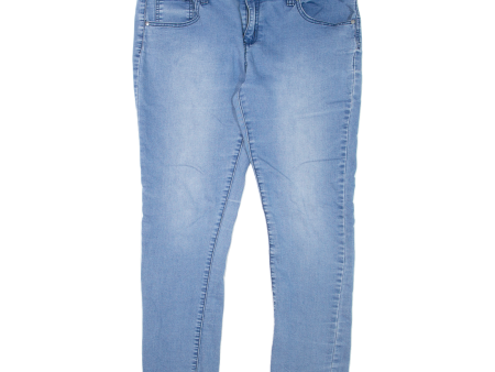 BENCH Womens Jeans Blue Slim Straight Stone Wash W34 L30 Online Hot Sale