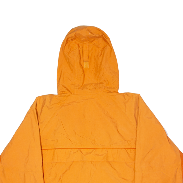 COLUMBIA Womens Rain Jacket Orange Hooded Colourblock L Online Hot Sale