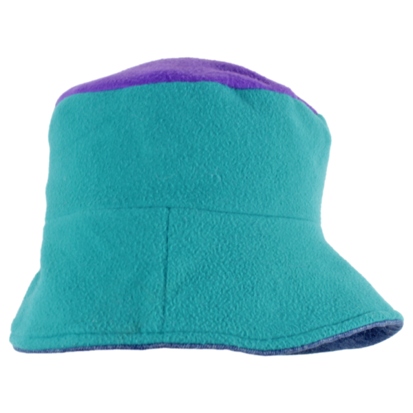 Reversible Womens Bucket Hat Blue Fleece Online now