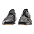 BORELLI Oxford Shoes Black Leather Mens UK 9.5 For Cheap