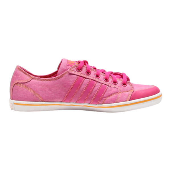 ADIDAS Low Top Trainers Pink Canvas Womens UK 6 Supply