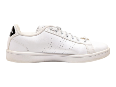 ADIDAS Advantage Clean Sneaker Trainers White Leather Womens UK 6.5 Online