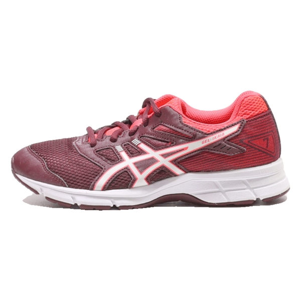 ASICS GEL-IKAIA Sneaker Trainers Maroon Synthetic Womens UK 3.5 Supply