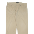 SERGIO TACCHINI Mens Trousers Beige Regular Straight W40 L31 Fashion