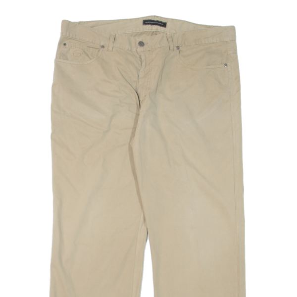 SERGIO TACCHINI Mens Trousers Beige Regular Straight W40 L31 Fashion