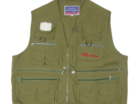 RON THOMPSON Fishing Mens Gilet Green XL Online Hot Sale