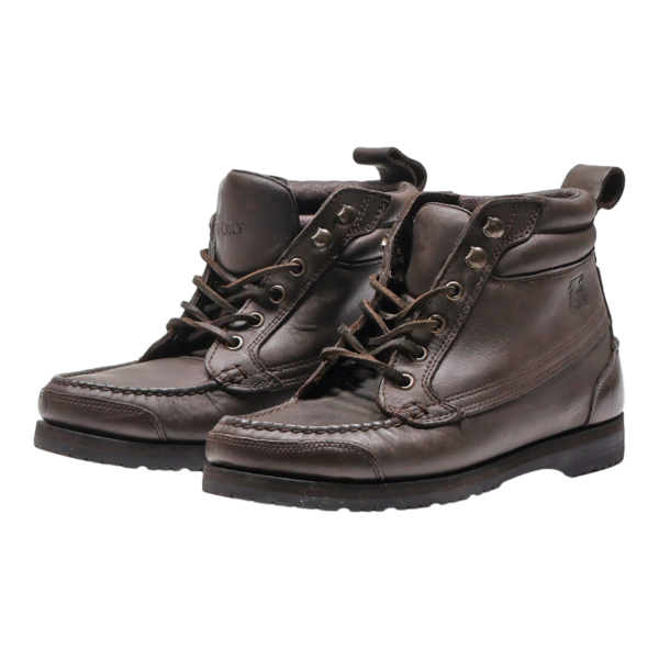 RJ. COLT Lace-Up Boots Brown Leather Womens UK 7 Online