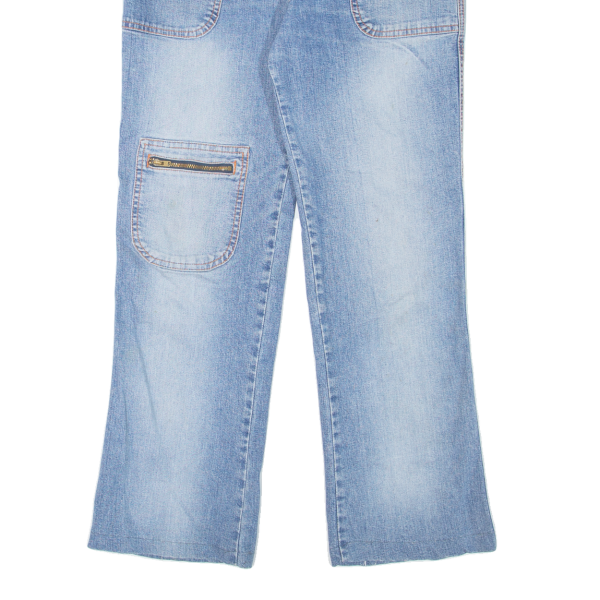 MYC Girls Jeans Blue Regular Straight Stone Wash W30 L25 Hot on Sale