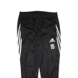 ADIDAS Mens Track Pants Black Tapered L W31 L29 Supply