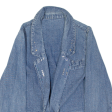 Western Inspired Womens Denim Jacket Blue M Hot on Sale