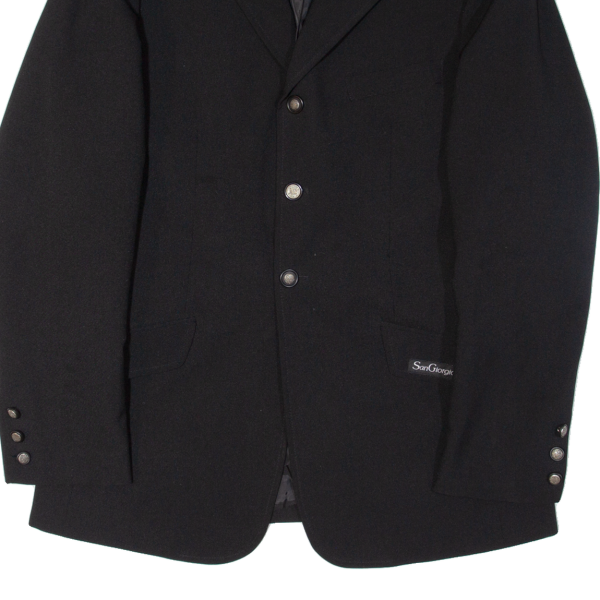 SAN GIORGIO Mens Blazer Jacket Black M Online Sale