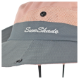 SWIM SHADE Womens Bucket Hat Pink Colourblock Online