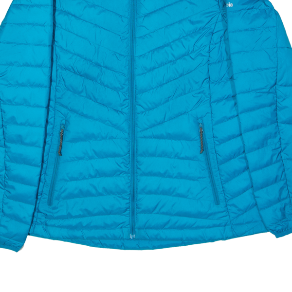 COLUMBIA Womens Puffer Jacket Blue L Online now