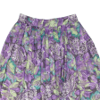 CHARLES VOGELE Womens A-Line Skirt Purple Knee Length Paisley M Online Hot Sale