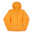 COLUMBIA Womens Rain Jacket Orange Hooded Colourblock L Online Hot Sale