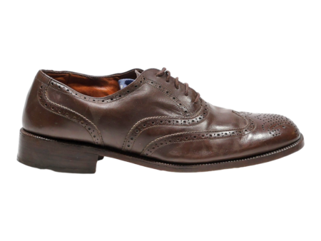 BALLY Brogue Shoes Brown Leather Mens UK 9 Online Hot Sale