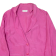 SPENGLER Womens Blazer Jacket Pink Silk 90s XL Online