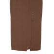 NAZLIM ETEK Womens Straight Skirt Brown Long S Fashion