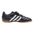 ADIDAS Sneaker Trainers Black Leather Mens UK 5 For Cheap