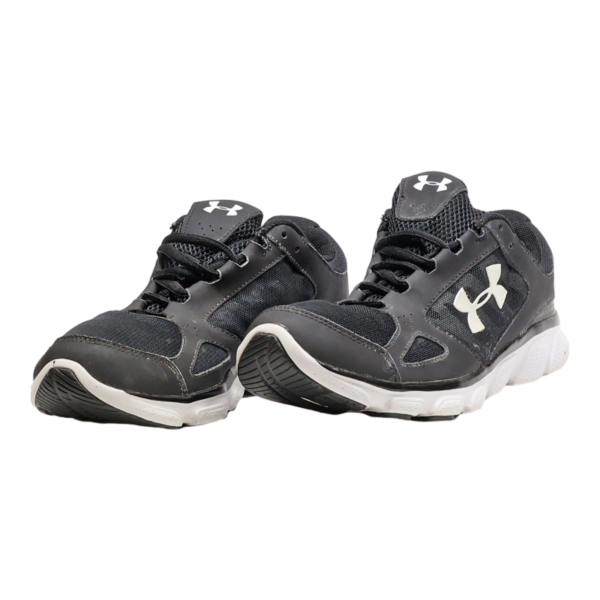 UNDER ARMOUR Micro Sneaker Trainers Black Synthetic Mens UK 7 Online now