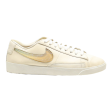 NIKE Blazer Sneaker Trainers Cream Leather Womens UK 7.5 Hot on Sale