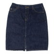 THE LIMITED Womens Straight Skirt Blue Knee Length Denim M Hot on Sale