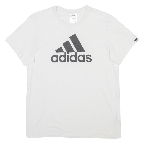 ADIDAS Womens T-Shirt White S Online Sale