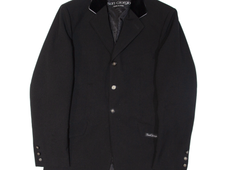 SAN GIORGIO Mens Blazer Jacket Black M Online Sale