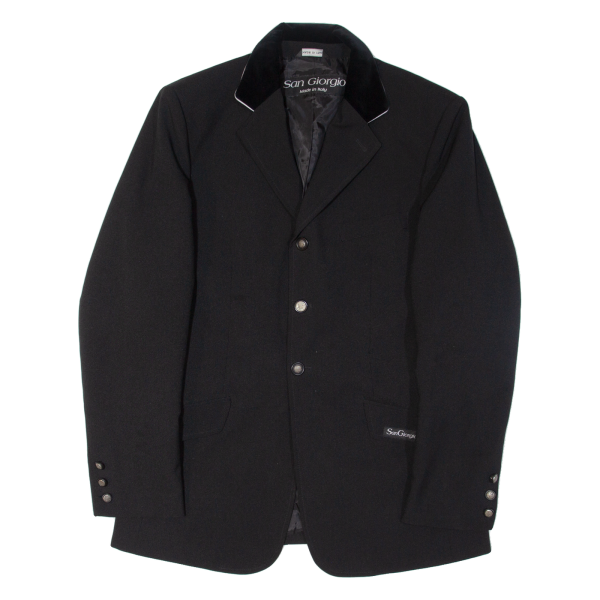 SAN GIORGIO Mens Blazer Jacket Black M Online Sale