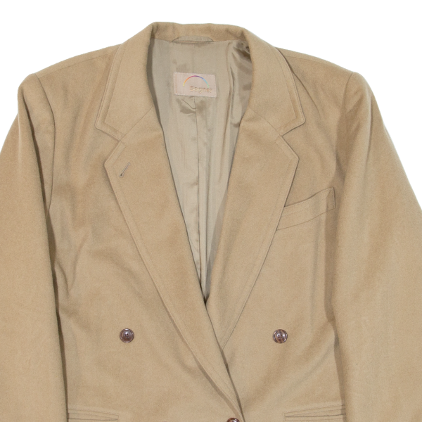 BOGNER Womens Blazer Jacket Beige Knit XL Hot on Sale