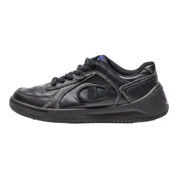 CHAMPION Sneaker Trainers Black Leather Womens UK 4.5 Online Hot Sale