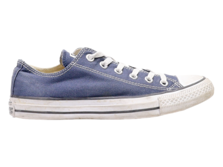 CONVERSE Chuck Taylor All Star Low Top Trainers Blue Canvas Mens UK 6 For Sale