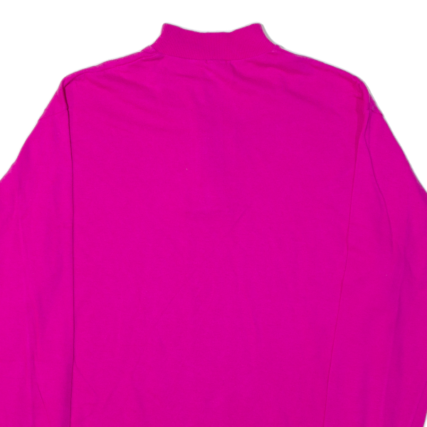 BENGER Womens Sweatshirt Pink 1 4 Zip M Discount